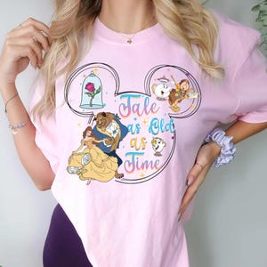 Comfort Colors Disney Tale as Old as Time Shirt, Disney Belle Shirt, Beauty And The Beast Shirt, Beauty Belle Shirt, Disney Princess Shirt