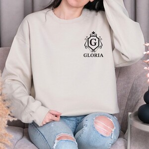 Custom Name Sweatshirt, Personalized Pocket Hoodie, Custom Logo Sweatshirt, Personalized Shirt with Name, Personalized Name Sweatshirt,