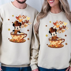 Comfort Colors Disney Mickey Minnie Thanksgiving Shirts, Thanksgiving Fall Trip, Family Thanksgiving Matching Shirt,Happy Thanksgiving Shirt