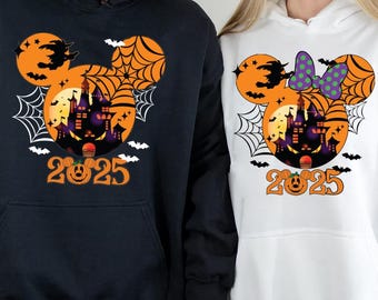 Maglietta Disney Halloween 2025, Maglietta personalizzata Disney Halloween abbinata, Maglietta Disney Family Halloween, Maglietta festa di Halloween, Maglietta Disneyland