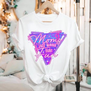 Magliette Comfort Colors Mom Vibes, Maglietta vintage anni &#39;90, Maglietta retrò per mamma, Regalo per la festa della mamma, Maglietta per mamma, Regalo di compleanno per mamma, Maglietta divertente per mamma
