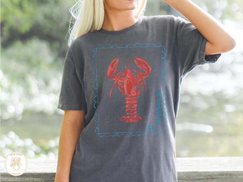 Ocean girl shirt styled as preppy summer shirt with coastal vibe