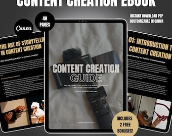 PLR Content Creator Ebook Template, PLR Social Media Ebook Template, Influencer Ebook Template, Done For You Ebook, Ebook Covers Canva