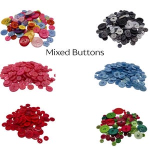 Mixed Buttons - 50g pack