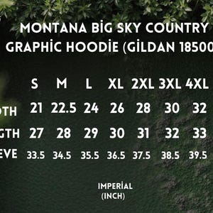 Montana Nature Hoodie: Big Sky Country Adventure Sweatshirt image 8