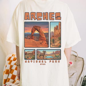 Arches National Park Shirt, Delicate Arch Utah Hiking Tee, Gorpcore Souvenir