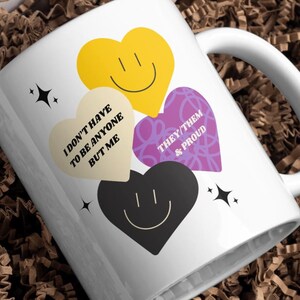 Non-Binary Mug, Inclusion Mug, Gender, Lgbt Mug, Equal Rights, They Them