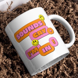 Lesbian Gifts, Gay Gifts, LGBT Gift, Gay Best Friend Gift, Girlfriend Gift, Funny Gift for Her, Gay Pride Gift, Funny Coffee Mug