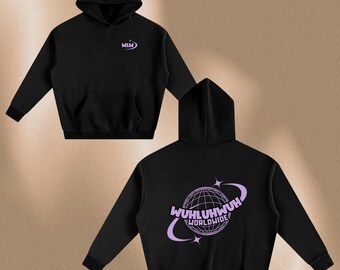 WUHLUHWUH Worldwide Hoodie Black Wlw Streetwear, Lgbt Fashion