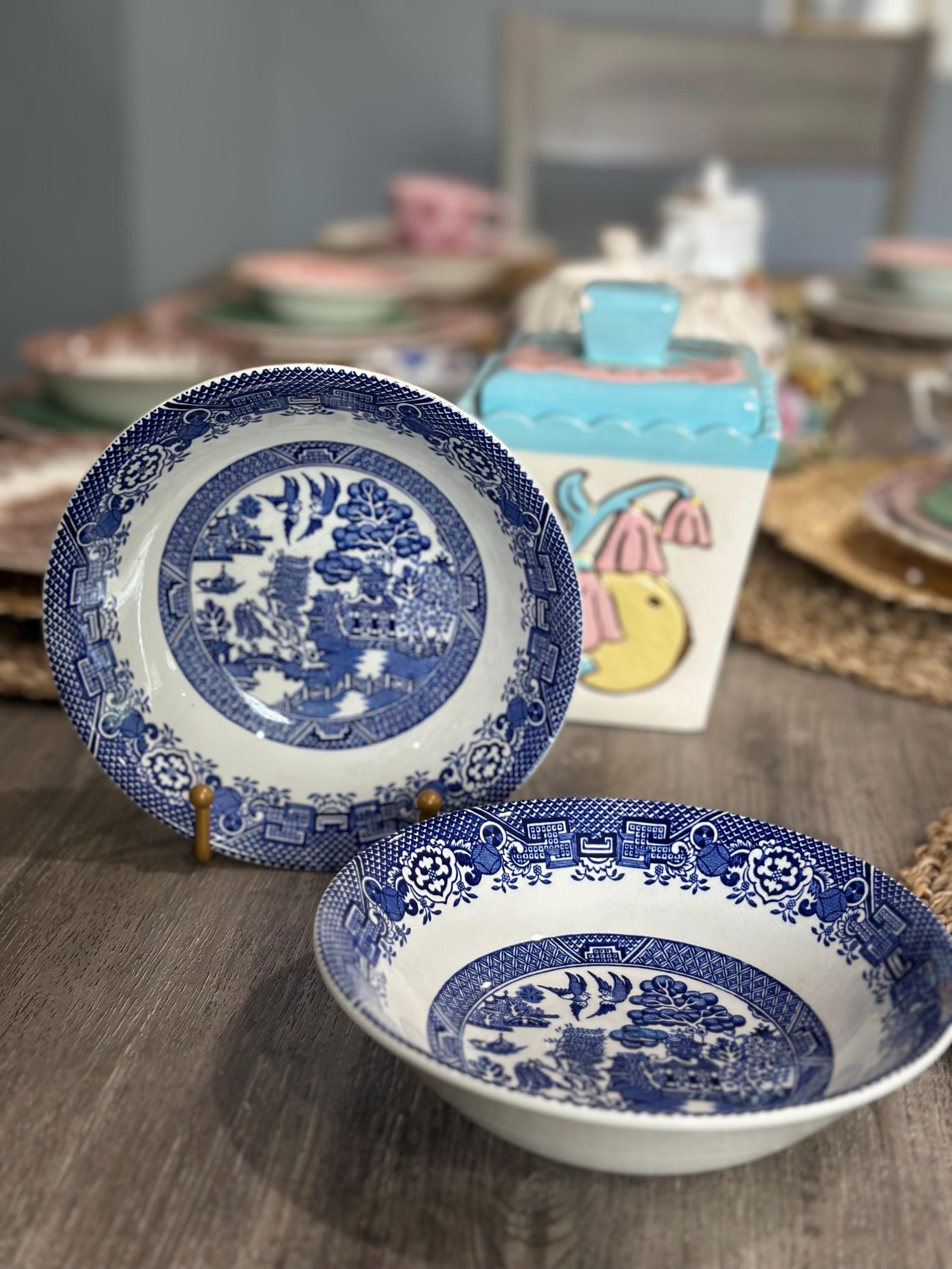 Wood and Sons Blue Plate - Etsy Wood and Sons Blue Plate - Etsy