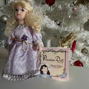 Vintage Small Greenbriar International Porcelain Dolls “Winter girls”