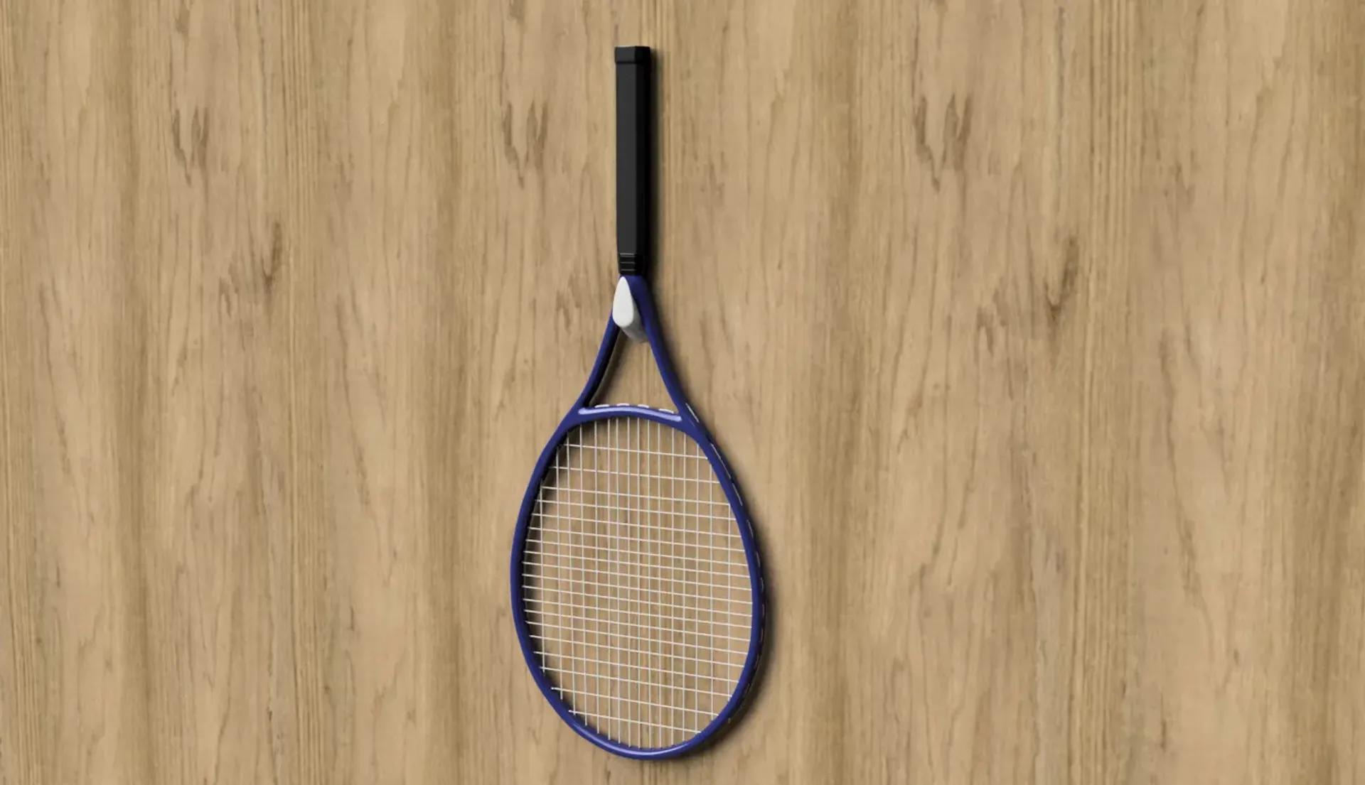 Support Mural Pour Raquettes De Tennis - Organisateur Raquettes Et Balles - Station Rangement Sport