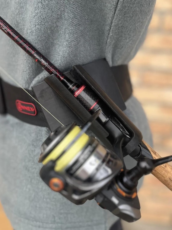 Fishing Rod Holster for Belt Use, Hands-free Rod Holder for Shore and Mobile Fishing, Fits Belts up to 50mm - Portable Rod Carry Clip - Etsy Israel Fishing Rod Holster for Belt Use, Hands-free Rod Holder for Shore and Mobile Fishing, Fits Belts up to 50mm - Portable Rod Carry Clip - Etsy Israel