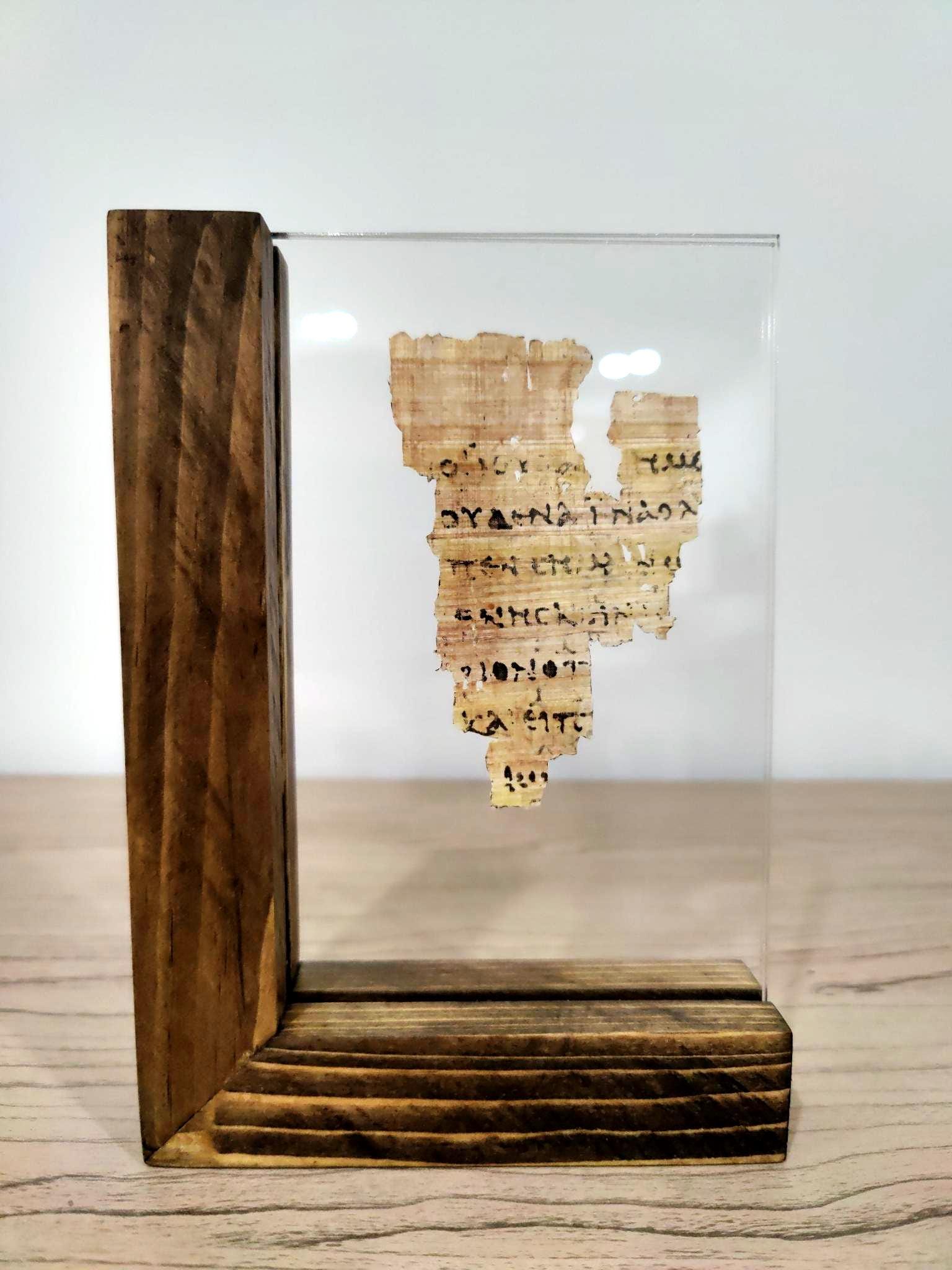 P52 Replica | Rylands Library Papyrus P52 Replica | New