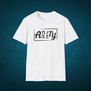 Maglietta contro l'ansia, maglietta sulla salute mentale, maglietta grafica, maglietta unisex, design sull'ansia, maglietta per la consapevolezza dell'ansia, maglietta sulla salute mentale
