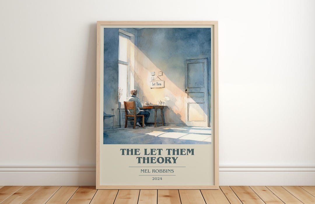 The Let Them Theory by Mel Robbins Modern Minimalist Poster, Non ...
