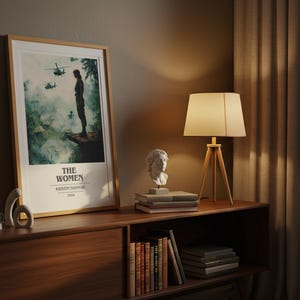 The Women by Kristin Hannah Modern Minimalist Poster, Historical Fiction Book Art, Bookish Gift, Reading Nook Print image 5