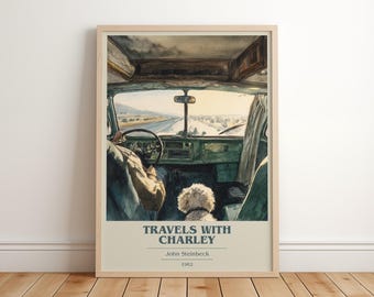 Travels With Charley Postcard - Etsy