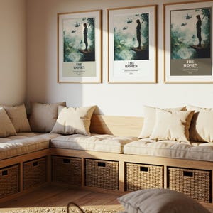 The Women by Kristin Hannah Modern Minimalist Poster, Historical Fiction Book Art, Bookish Gift, Reading Nook Print image 8