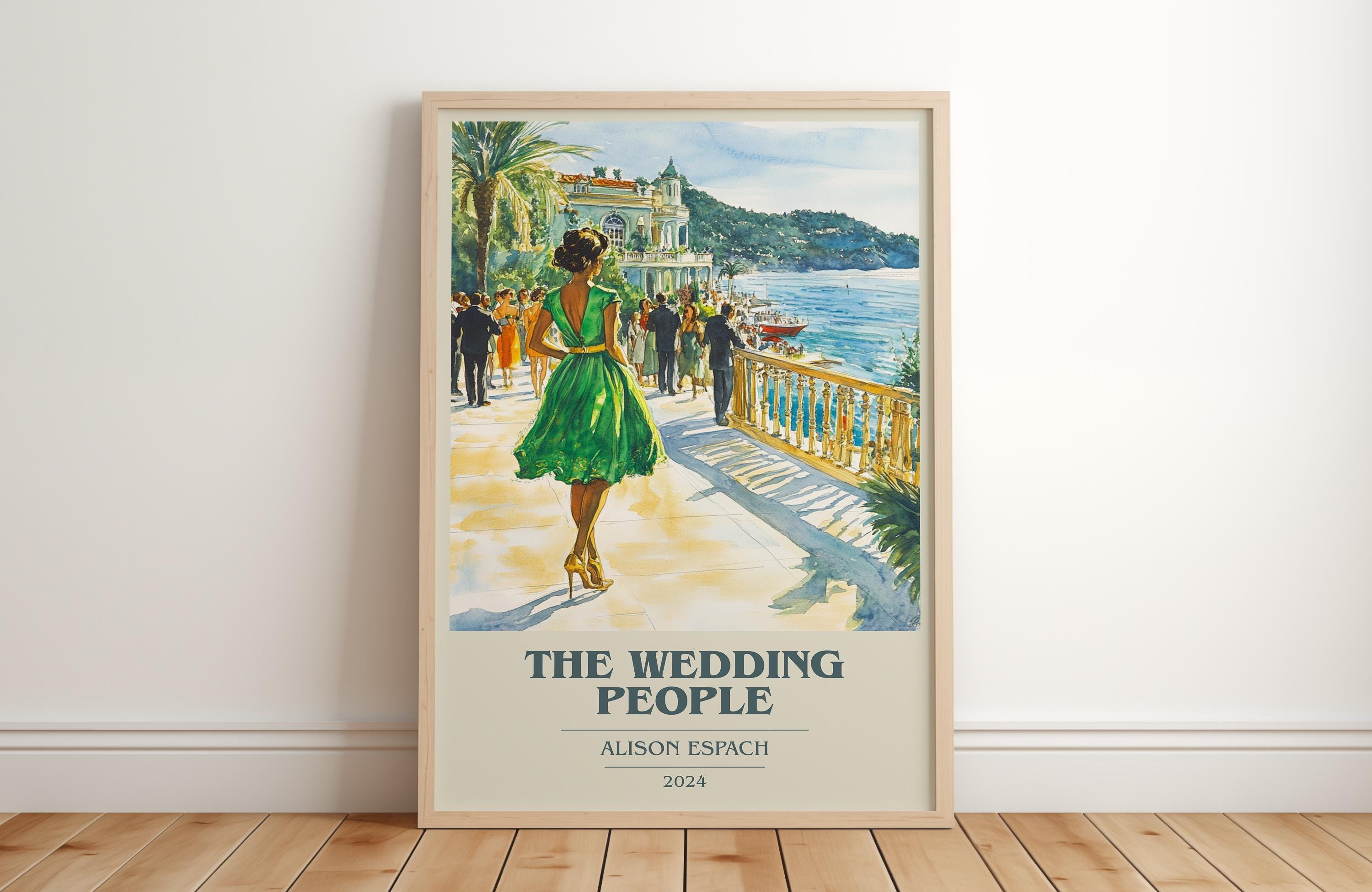 The Wedding People by Alison Espach | Book Poster | Literary Art