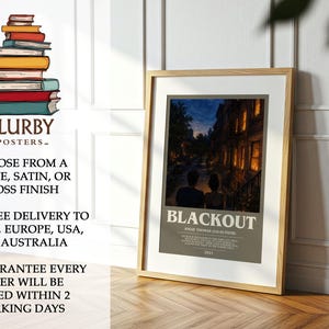 Blackout bookish literary print detail – Angie Thomas (Co-Author) book art