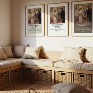 The Necklace Of Love by Barbara Cartland | Book Poster | Literary Art Gift For Book Lover | Novel Inspired Wall Art | Free Delivery image 8