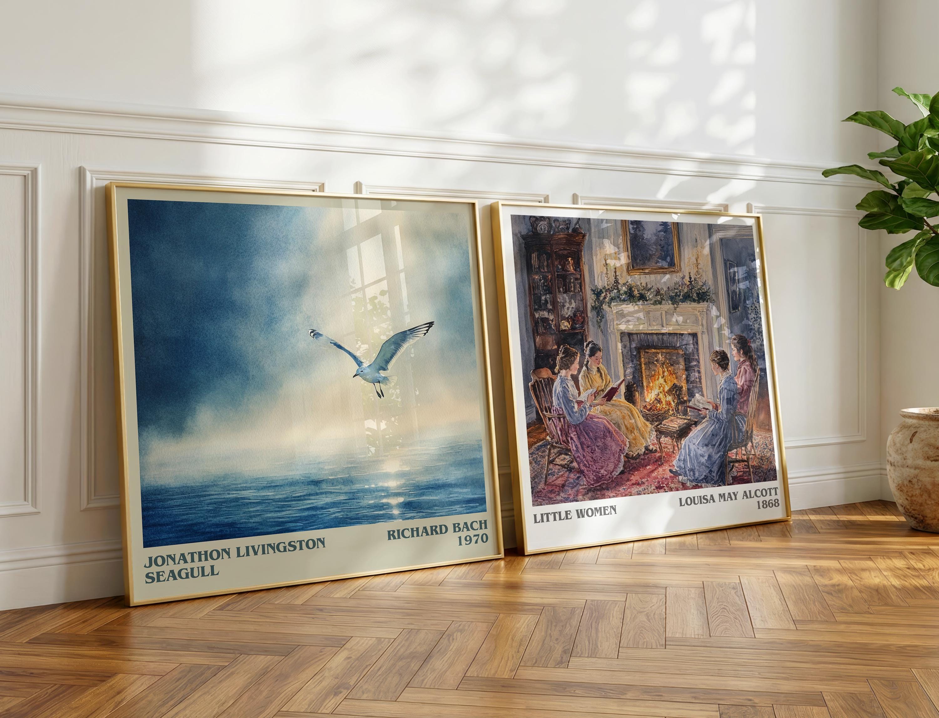Jonathan Livingston Seagull by RICHARD BACH Square Book Print