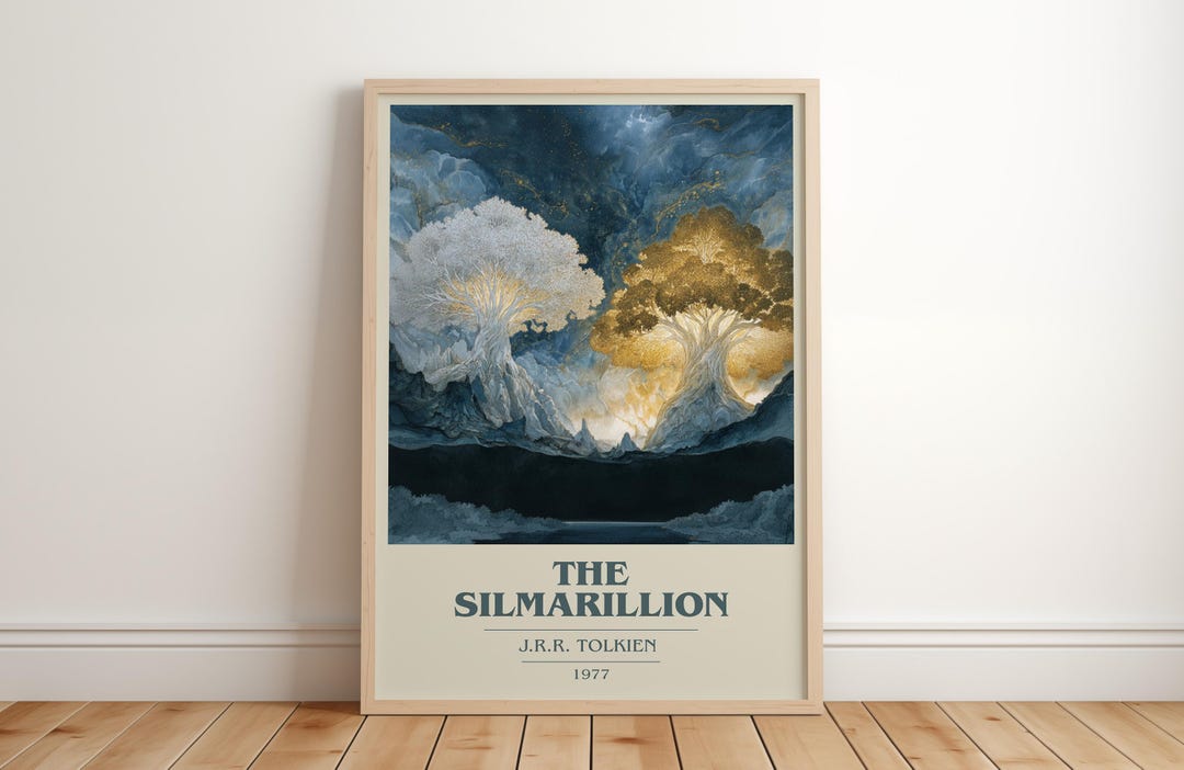 The Silmarillion by J. R. R. Tolkien Modern Minimalist Poster