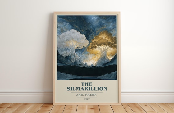 The Silmarillion by J. R. R. Tolkien Modern Minimalist Poster