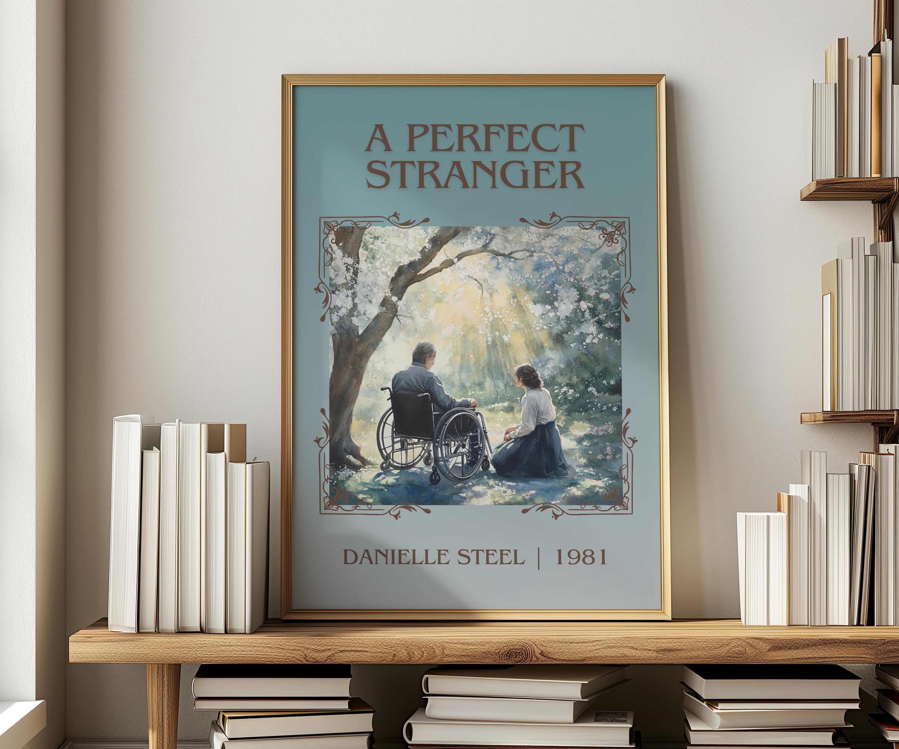 アートポスター ダニエル・スティール著『A Perfect Stranger』ミニマルプリント