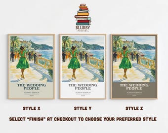 The Wedding People by Alison Espach | Book Poster | Literary Art