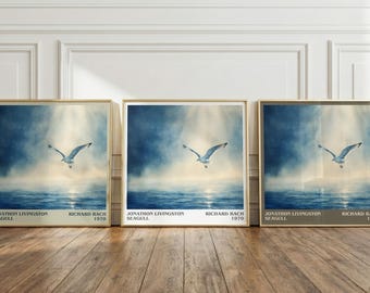 Jonathan Livingston Seagull by RICHARD BACH Square Book Print