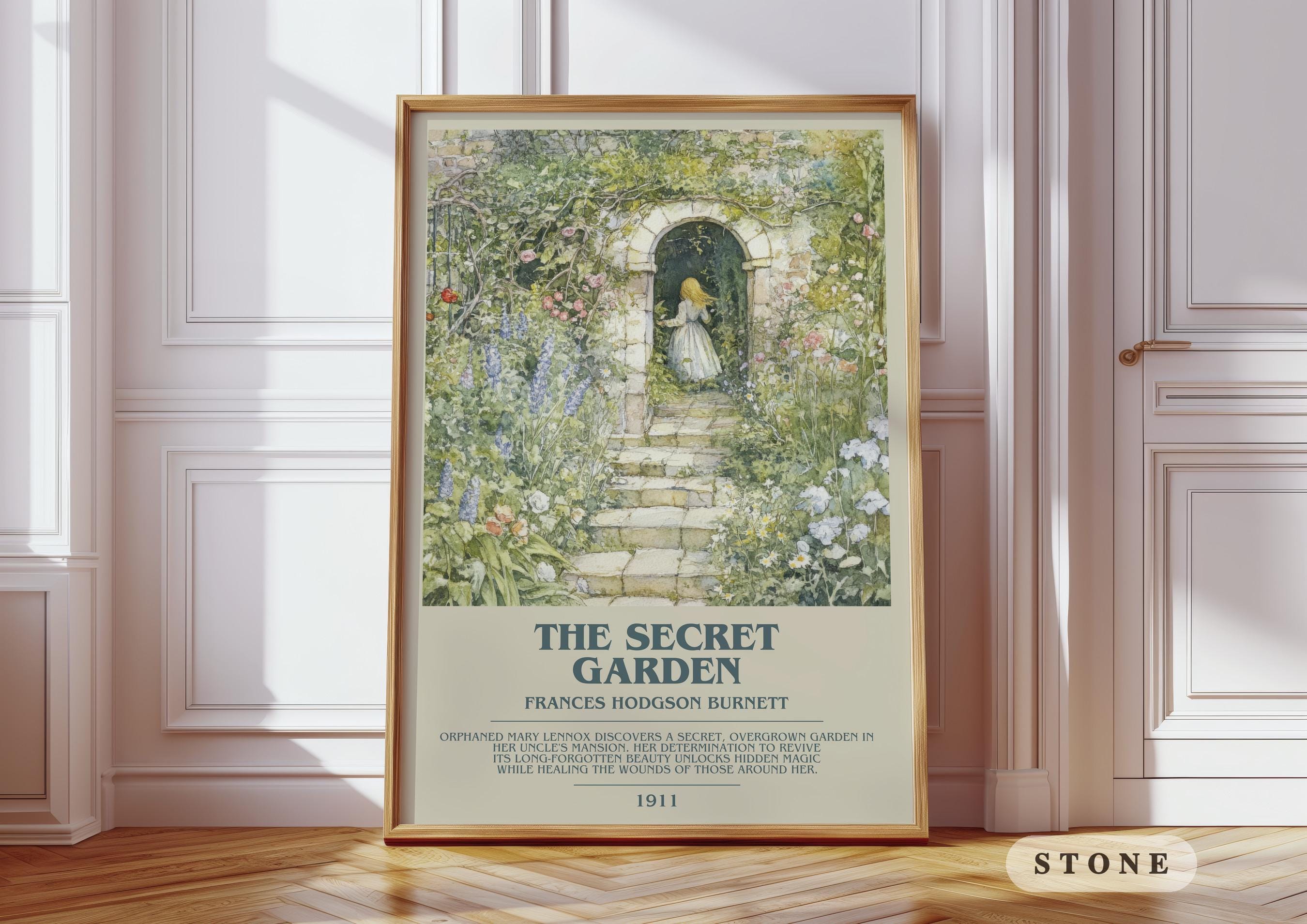 The Secret Garden by Frances Hodgson Burnett Modern Book Print