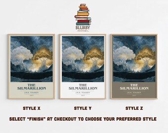 The Silmarillion by J. R. R. Tolkien Modern Minimalist Poster