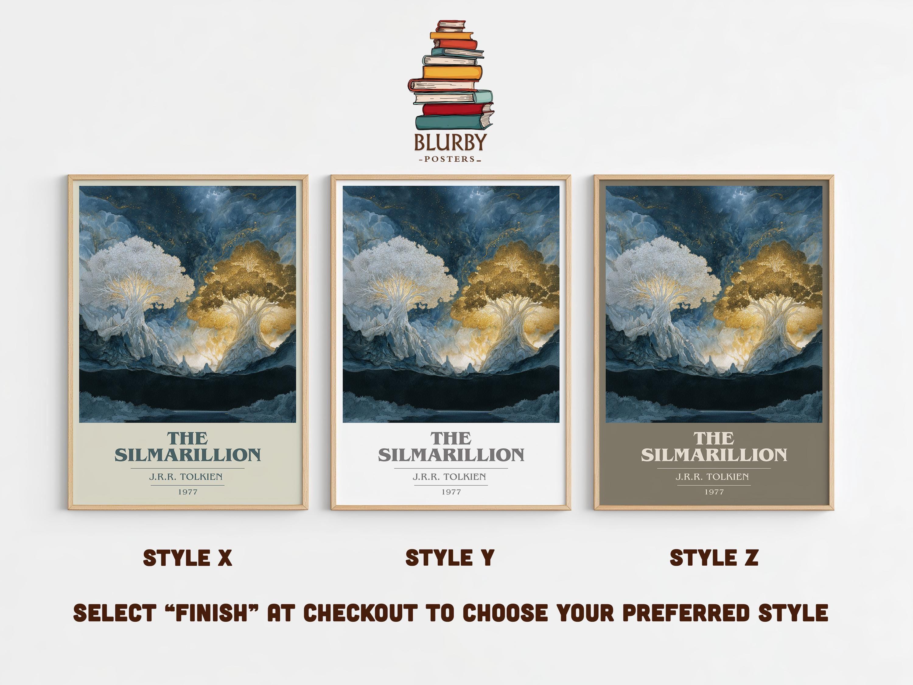 The Silmarillion by J. R. R. Tolkien Modern Minimalist Poster