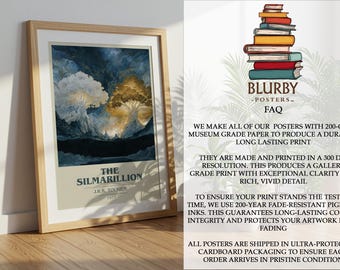 The Silmarillion by J. R. R. Tolkien Modern Minimalist Poster