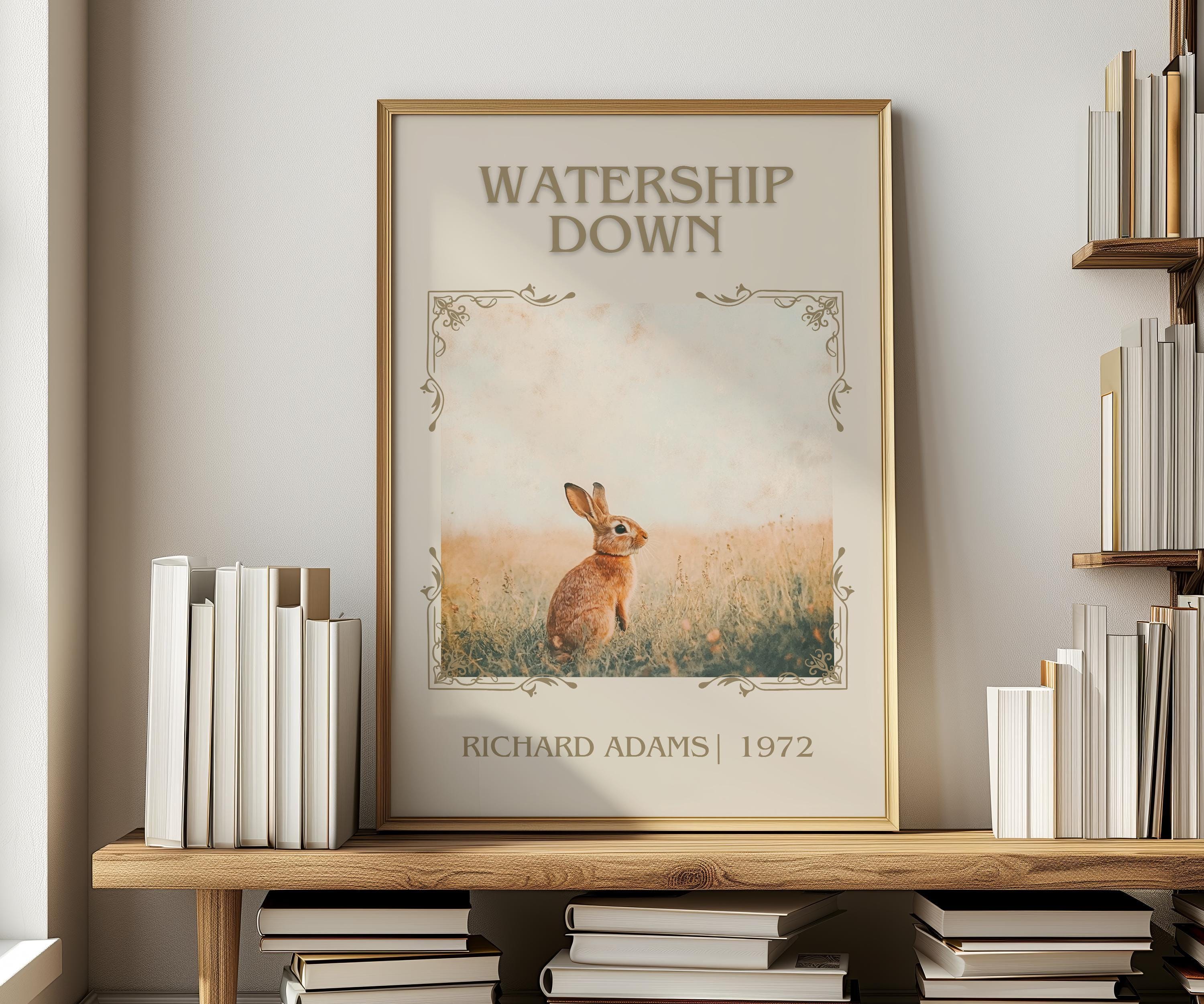 Watership Down by Richard Adams Minimalist Print, Fantasy Book