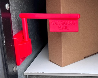 Magnetic Mailbox Flag | Hidden Outgoing Mail Indicator, Anti-Theft