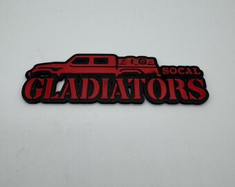 SoCal Gladiator Badge 5.3 inch