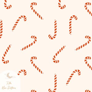 Christmas Candy Cane Digital Pattern - Festive Holiday Background for Crafts, Wrapping, and DIY Projects, Digital Paper, Candy Cane Pattern