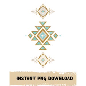 Distressed Aztec Western PNG, Instant Download, Boho Design, Western Design, Western Digital Design, Aztec Tshirt Design