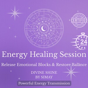 Energy Healing Session, Emotional Clearing & Spiritual Support, Chakra Balancing, Intuitive Healing Session, Distance or Online