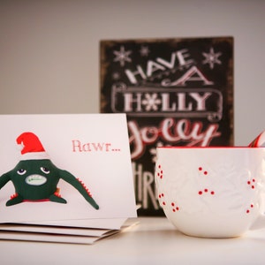 Lot de 10 cartes de Noël My Friend Monster™