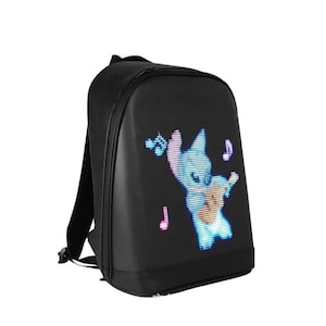Sac à dos à écran LED pour enfants - Sac à dos lumineux personnalisable et amusant