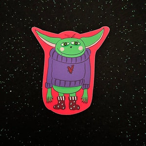 Happy Gremlin Sticker