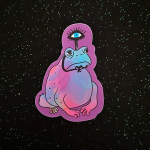 Third Eye Frog Sticker