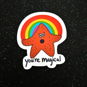 You&#39;re Magical Starfish Sticker