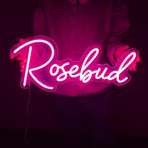 Luz de Neón Personalizada con Nombre – Lámpara LED Infantil, Logo Acrílico Cumpleaños, Decoración de Pared, Regalo Especial