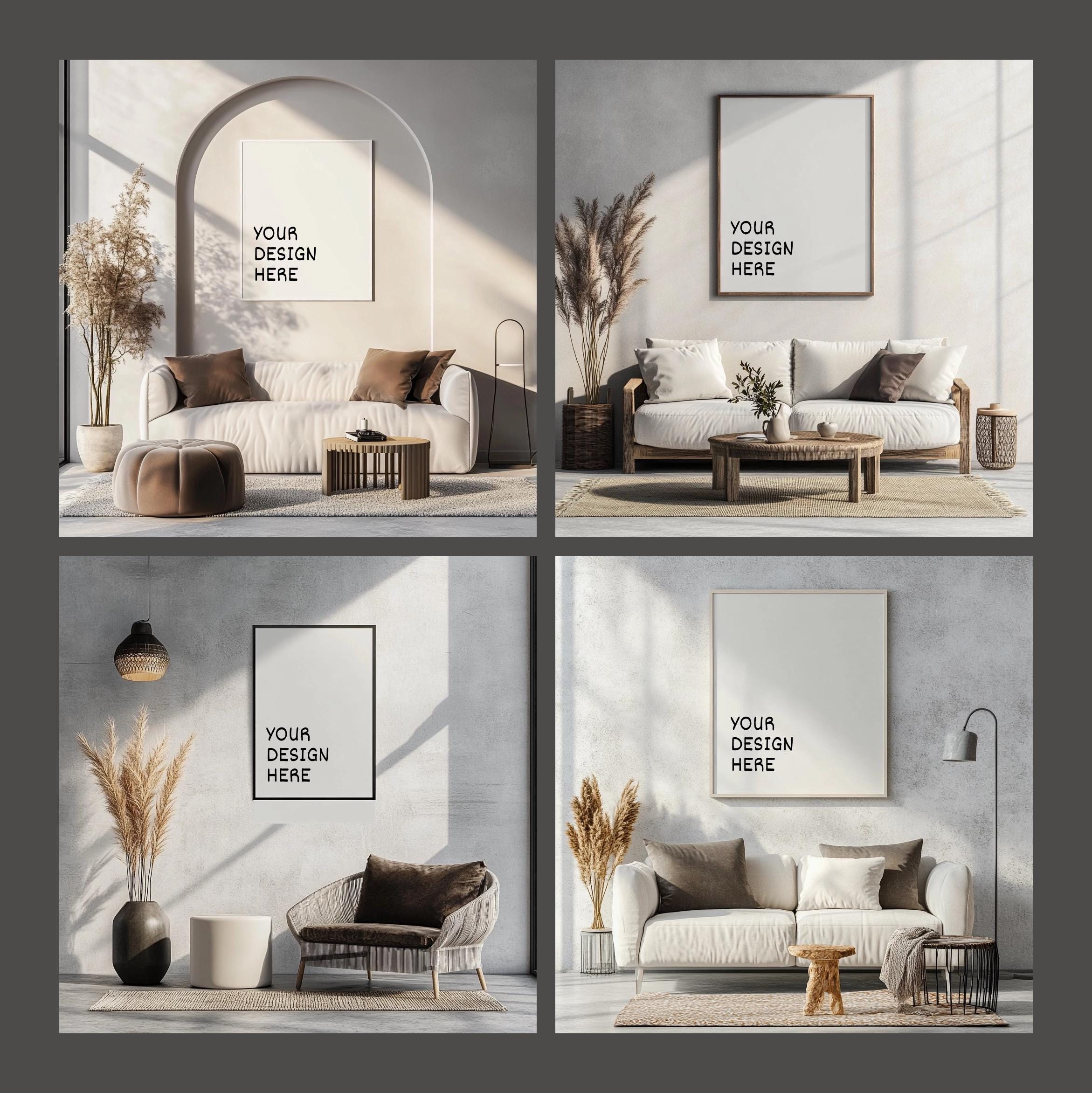 Canvas Templates, Interior PNG Templates, Mockup Canva Templates, Cozy ...