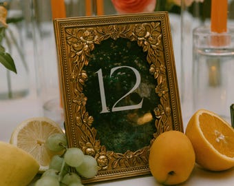 Monet Garden Wedding Table Numbers 1-25: Eclectic Digital Download